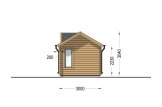 Garden Office Shed CLOCKHOUSE (34 mm), 4x3 m (13'x10'), 12 m² specification 5