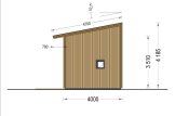 Log Cabin SOPHIA With Loft (Insulated PLUS, 34 mm + Cladding), 20 m² specification 5