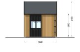 Log Cabin SARA With Loft (34 mm + Cladding), 20 m² specification 6
