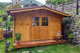 Garden Log Cabin RENNES (34 mm), 4x3 m (13'x10'), 12 m² customer 1
