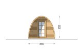 Garden Pod BRETA S (44 mm), 3x6 m (10'x20'), 18 m² specification 2