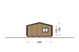 Granny Annexe SELENE M (44 mm + Cladding + Insulation), 10.2x6.2 m (34'x20'), 63 m² specification 4