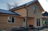 Log Cabin House HOLLAND (44+44 mm + Insulation), 113 m² With 13 m² Terrace customer 1