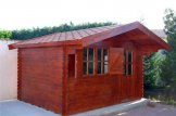 Garden Log Cabin DREUX (34 mm), 4x4 m (13'x13'), 16 m² customer 1