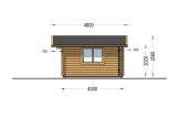 Log Cabin LILLE (44 mm), 5x4 m (16'x13'), 20 m² specification 5