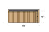Garden Room PREMIUM (34 mm + Cladding), 5.95x3 m (20’x10’), 16 m² specification 4