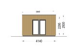 Garden Room PREMIUM (Insulated, 34 mm + Cladding), 7x4 m (23'x13'), 28 m² specification 3