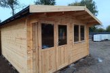 Garden Log Cabin LILLE (34 mm), 4x3 m (13'x10'), 12 m² customer 3