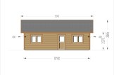 Log Cabin GRETA S (44 mm + Cladding), 48 m² specification 2