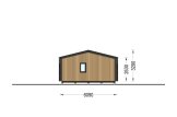 Granny Annexe NICOLE M (44 mm + Cladding + Insulation), 12.7x6.2 m (42'x20'), 68 m² specification 4
