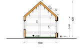 Log Cabin SALLY (34 mm + Cladding + Insulation), 20 m² specification 6