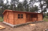 Log Cabin House UZES (44 mm), 70 m² customer 1