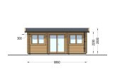 Garden Room OAK (34 mm), 6x3 m (20'x10'), 18 m² specification 2