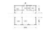 Granny Annexe ANGELA S (44 mm + Cladding + Insulation) 6x9 m, 45 m² specification 2