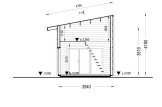 Log Cabin SOPHIA With Loft (34 mm + Cladding), 20 m² specification 7