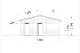 Garden Studio MILA (44 mm), 8x7 m (26'x23'), 56 m² specification 3