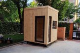 Garden Office Pod PREMIUM L (Insulated PLUS, 34 mm + Cladding), 2x2 m (6'6" x 6'6"), 4 m² customer 2