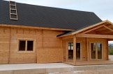 Log Cabin House VERA (66 mm), 132 m² + 13.5 m² Terrace customer 2