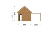 Log Cabin ADALINE S (44 mm), 45 m² specification 3