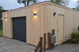 Single Wooden Garage SILVIA F (34 mm + Cladding), 3.4x5.4 m (11'x18'), 20 m² customer 1