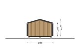 Granny Annexe DIANA Modern M (34 mm + Cladding), 7.5x4.2 m (25'x14'), 26 m² specification 3