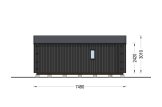 Granny Annexe DIANA Modern FM (Insulated, 34 mm + Cladding), 7.5x4.2 m (25'x14'), 26 m² specification 4
