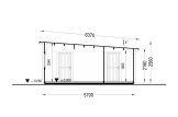 Double Wooden Carport MODERN DUO With A Shed 5.95x7.5 m (20’x25’) specification 6