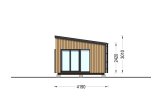 Granny Annexe DIANA Modern FM (Insulated, 34 mm + Cladding), 7.5x4.2 m (25'x14'), 26 m² specification 5