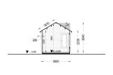 Garden Office Shed CLOCKHOUSE (34 mm), 4x3 m (13'x10'), 12 m² specification 6