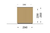 Garden Room PREMIUM S (Insulated PLUS, 34 mm + Cladding), 4.1x2.4 m (14'x8'), 10 m² specification 3