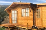Garden Log Cabin WISSOUS (44+44 mm + Insulation), 5x3 m (16'x10'), 15 m² customer 2