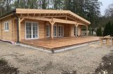 Log Cabin House RIVIERA (66 mm), 100 m² + 20 m² Terrace customer 2
