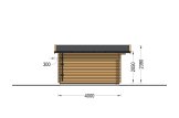 Garden Log Cabin PETER (34 mm), 3x4 m (10'x13'), 12 m² specification 3