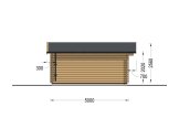 Log Cabin DREUX (44 mm), 5x5 m (16'x16'), 25 m² specification 3