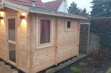 Outdoor Sauna ELDA (44 mm), 2,5x2,9 m, 7 m² customer 1