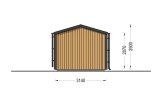 Garden Cabin EMMY S (34 mm + Cladding), 4x3 m, 12 m² specification 5