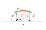 Granny Annexe DIANA Classic M (Insulated, 34 mm + Cladding), 7.5x4.2 m (25'x14'), 26 m² specification 6