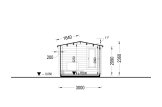 Garden Office Shed POOLHOUSE (34 mm), 4x3 m (13'x10'), 12 m² specification 6