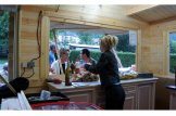 Wooden Kiosk (44 mm), 4x4 m (13'x13'), 16 m² customer 3