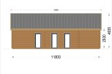 Log Cabin ADALINE S (44 mm), 45 m² specification 4