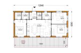Granny Annexe NICOLE S (Insulated, 66 mm + Cladding), 66 m² specification 1