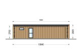 Granny Annexe PREMIUM S (Insulated, 34 mm + Cladding), 10.5x4.5 m (35'x15'), 47 m² specification 4