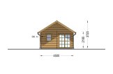 Log Cabin With Loft SCOOT S (34+34 mm), 4.5x6 m (15'x20'), 27 m² + 9 m² specification 3