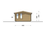 Garden Room DEVON (44 mm), 6x4 m (20'x13'), 24 m² specification 5