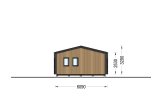 Granny Annexe ANGELA M (44 mm + Cladding + Insulation), 8.2x6.2 m (27'x 20'), 50 m² specification 4