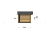 Garden Log Cabin WISSOUS (44 mm), 5x3 m (16'x10'), 15 m² specification 3