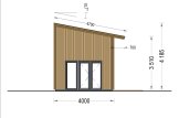 Log Cabin SOPHIA With Loft (Insulated PLUS, 34 mm + Cladding), 20 m² specification 3