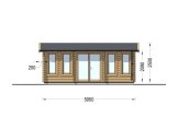 Garden Room DEVON (34 mm), 6x4 m (20'x13'), 24 m² specification 2