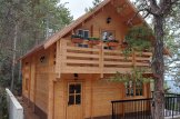 Log Cabin House LANGON (44+44 mm + Insulation), 95 m² customer 1