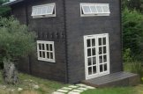 Log Cabin With Flat Roof and Loft AVIGNON F (44 mm), 20 m² + 16 m² customer 2